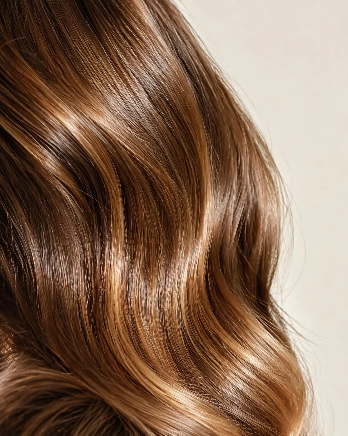Inspiration: warmbraune Haarfarbe mit Glanz